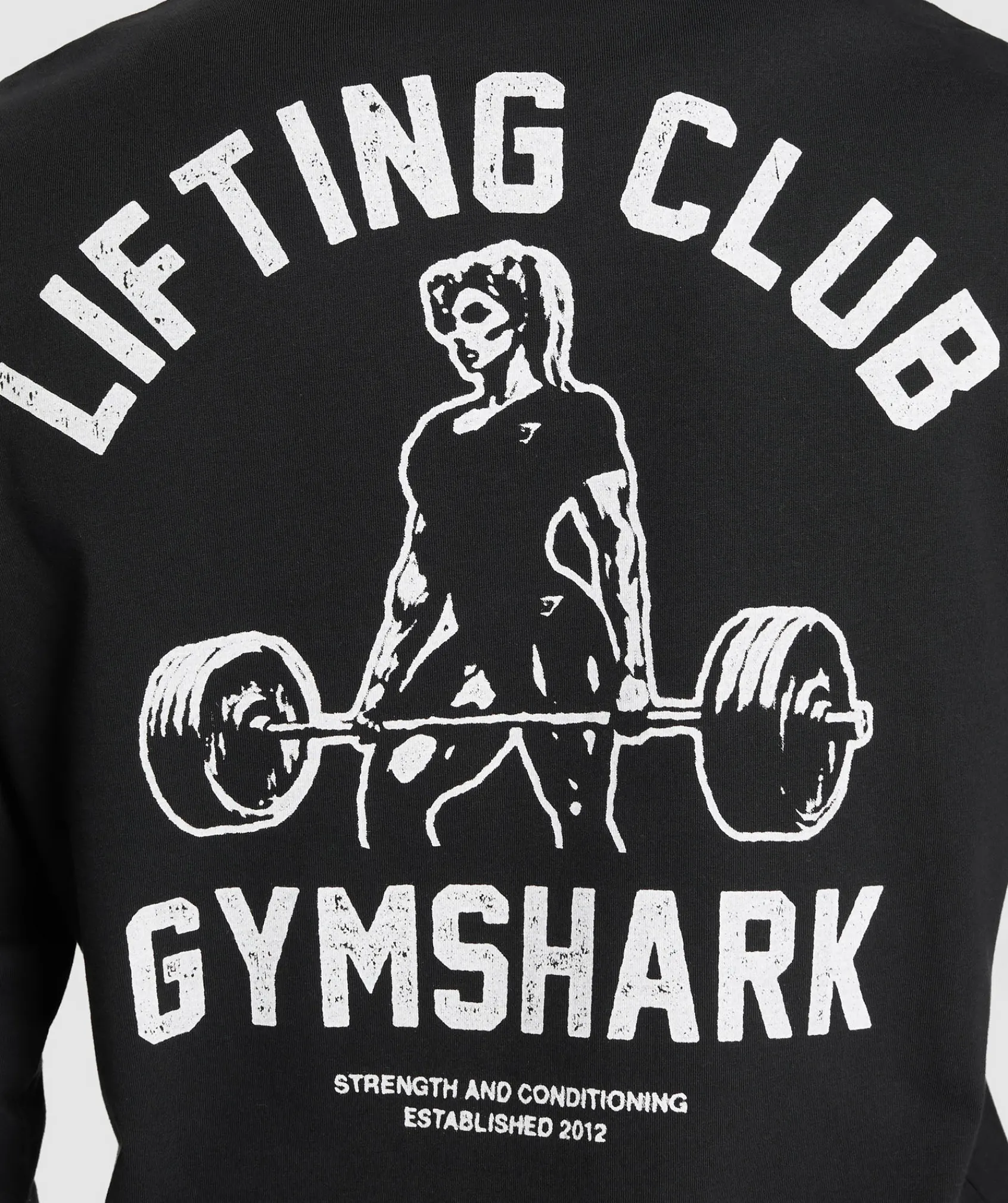 DAMES Gymshark T-shirts*Lifting Club Graphic Long Sleeve Top