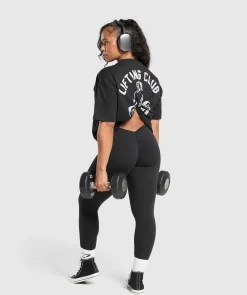 DAMES Gymshark T-shirts*Lifting Club Graphic Oversized T-Shirt