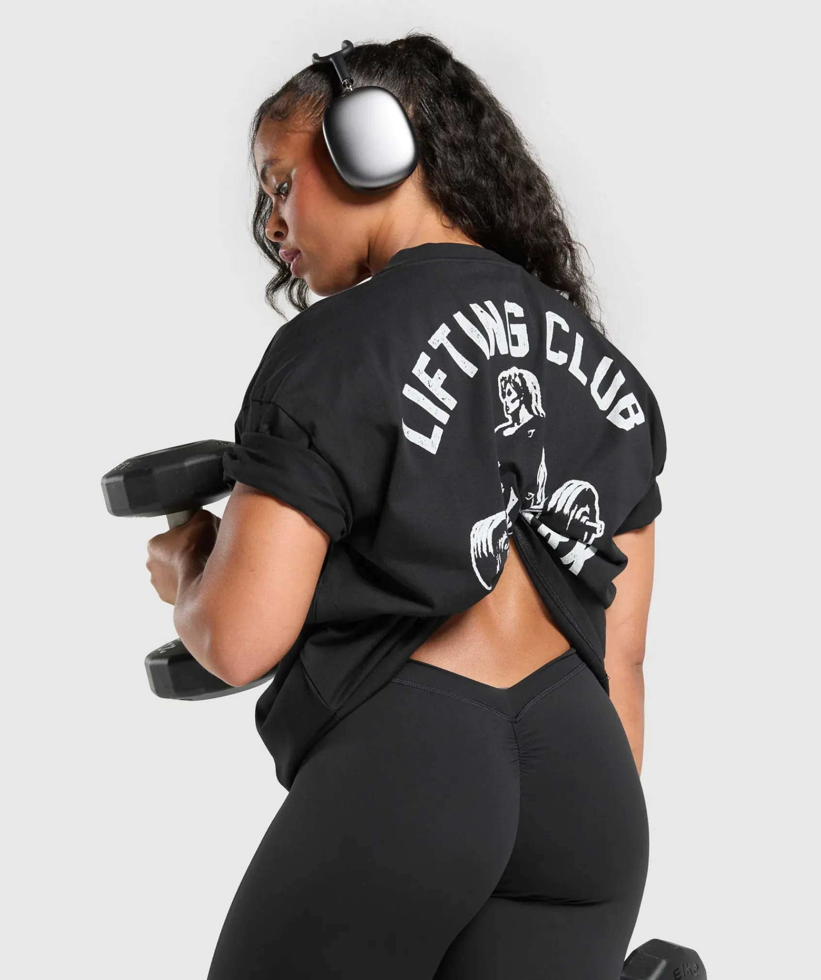 DAMES Gymshark T-shirts*Lifting Club Graphic Oversized T-Shirt