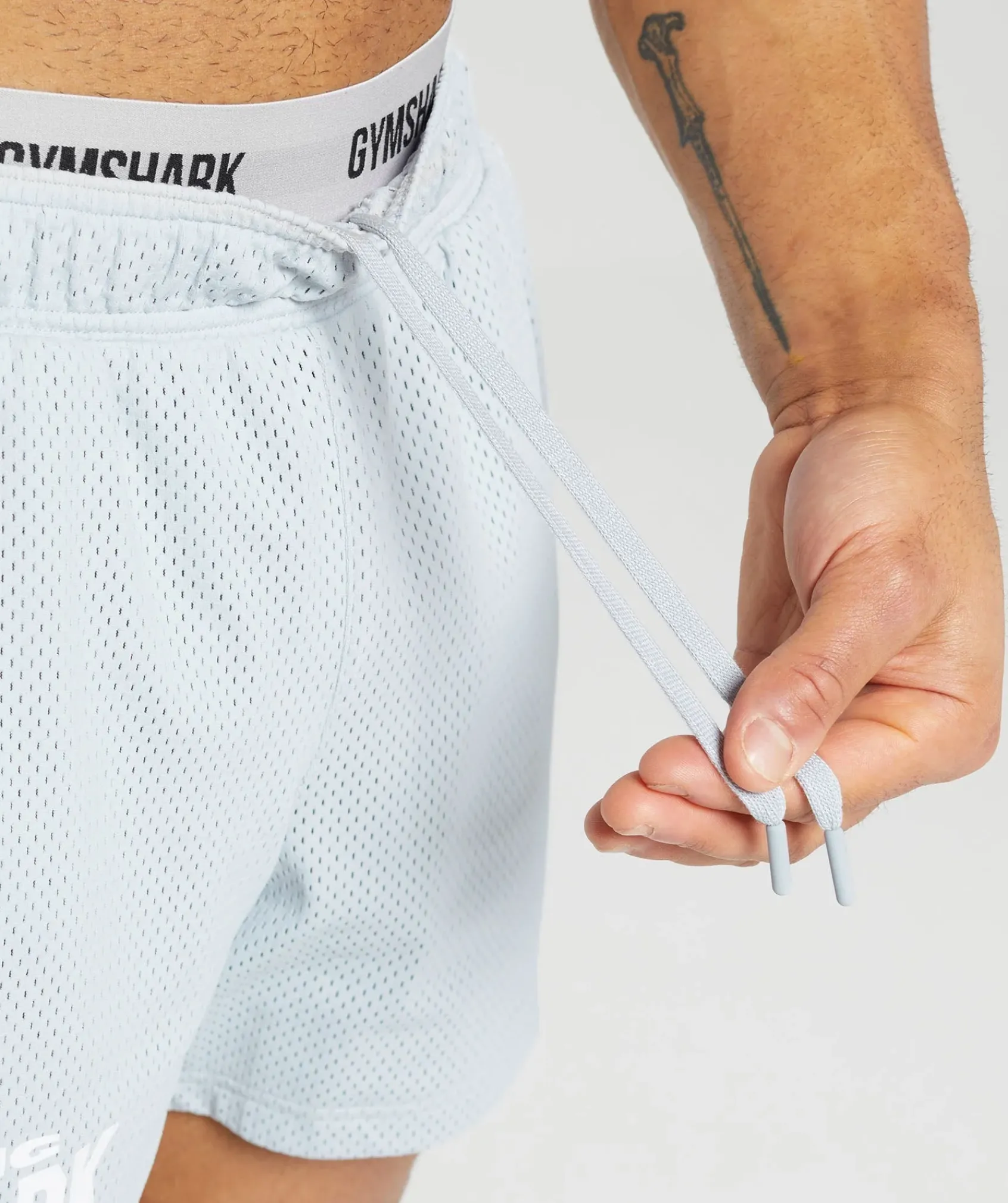 Heren Gymshark Shorts*Lifting Club Mesh 5" Shorts