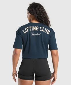 DAMES Gymshark Bedekkende Sportkleding*Lifting Club Oversized T-Shirt