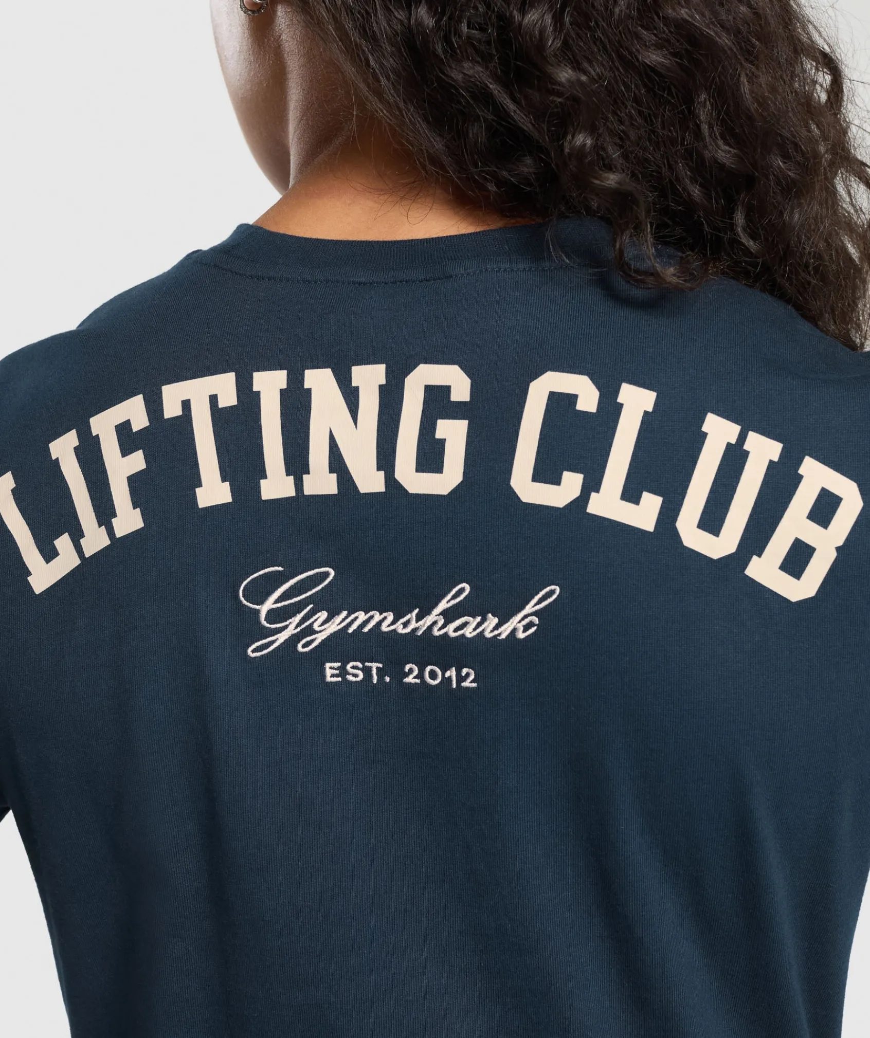 DAMES Gymshark Bedekkende Sportkleding*Lifting Club Oversized T-Shirt