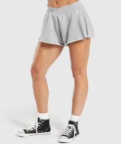 DAMES Gymshark Shorts*Lifting Crossover Cotton Shorts