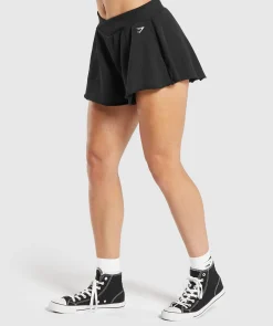 DAMES Gymshark Shorts*Lifting Crossover Cotton Shorts