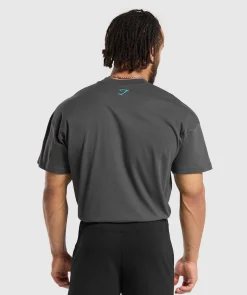 Heren Gymshark T-shirts*Lifting Dept Graffiti T-Shirt