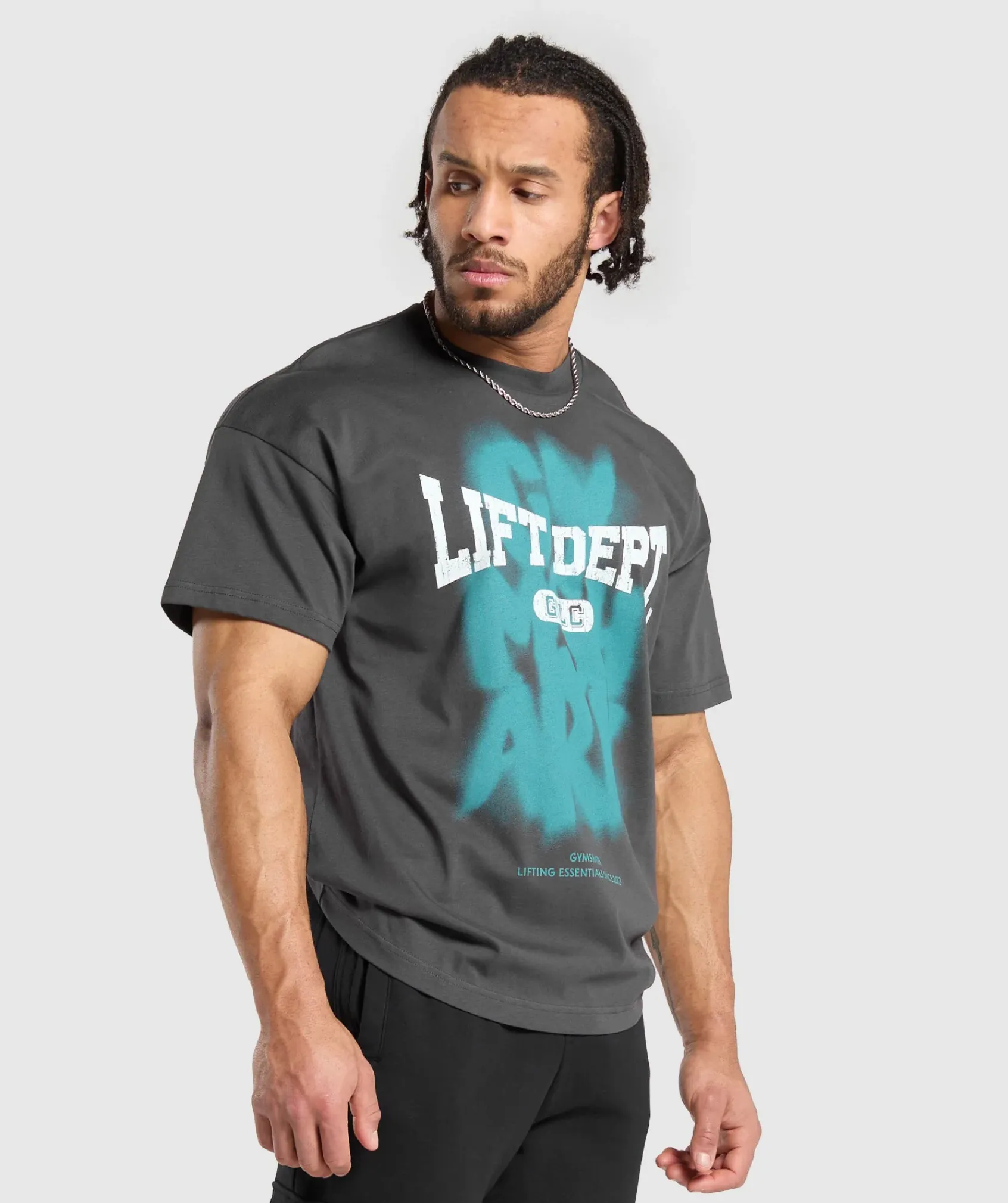Heren Gymshark T-shirts*Lifting Dept Graffiti T-Shirt