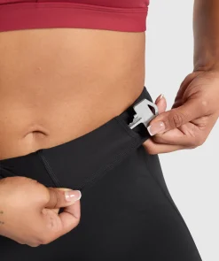 DAMES Gymshark Leggings|Zwarte Leggings*Lifting Dipped Waistband Leggings