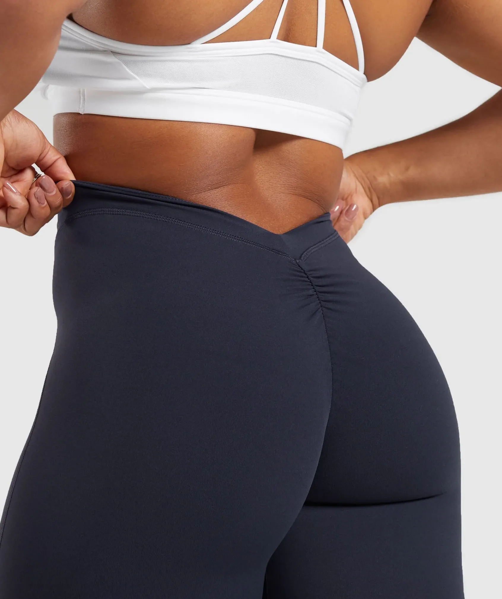 DAMES Gymshark Leggings|Leggings Met Zakken*Lifting Dipped Waistband Leggings