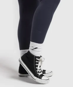 DAMES Gymshark Leggings|Leggings Met Zakken*Lifting Dipped Waistband Leggings