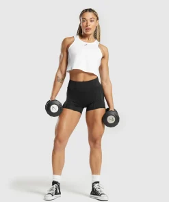 DAMES Gymshark Croptops|Tanktops*Lifting Essential Cotton Crop Tank