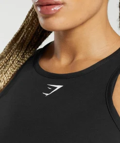 DAMES Gymshark Croptops|Tanktops*Lifting Essential Cotton Crop Tank