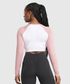 DAMES Gymshark Croptops|T-shirts*Lifting Essential Long Sleeve Crop Top