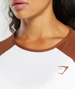 DAMES Gymshark Croptops|T-shirts*Lifting Essential Long Sleeve Crop Top
