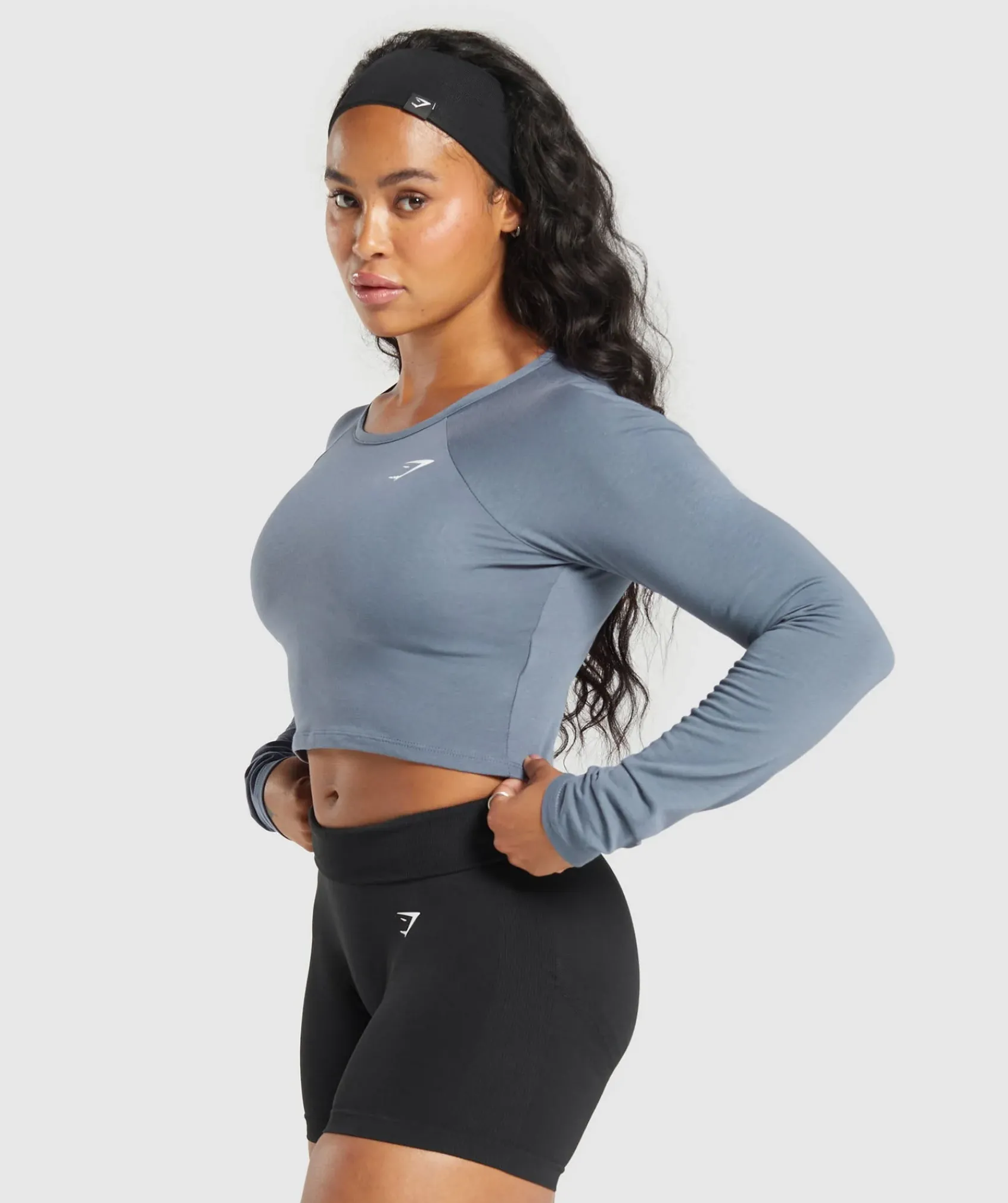 DAMES Gymshark Croptops|T-shirts*Lifting Essential Long Sleeve Crop Top