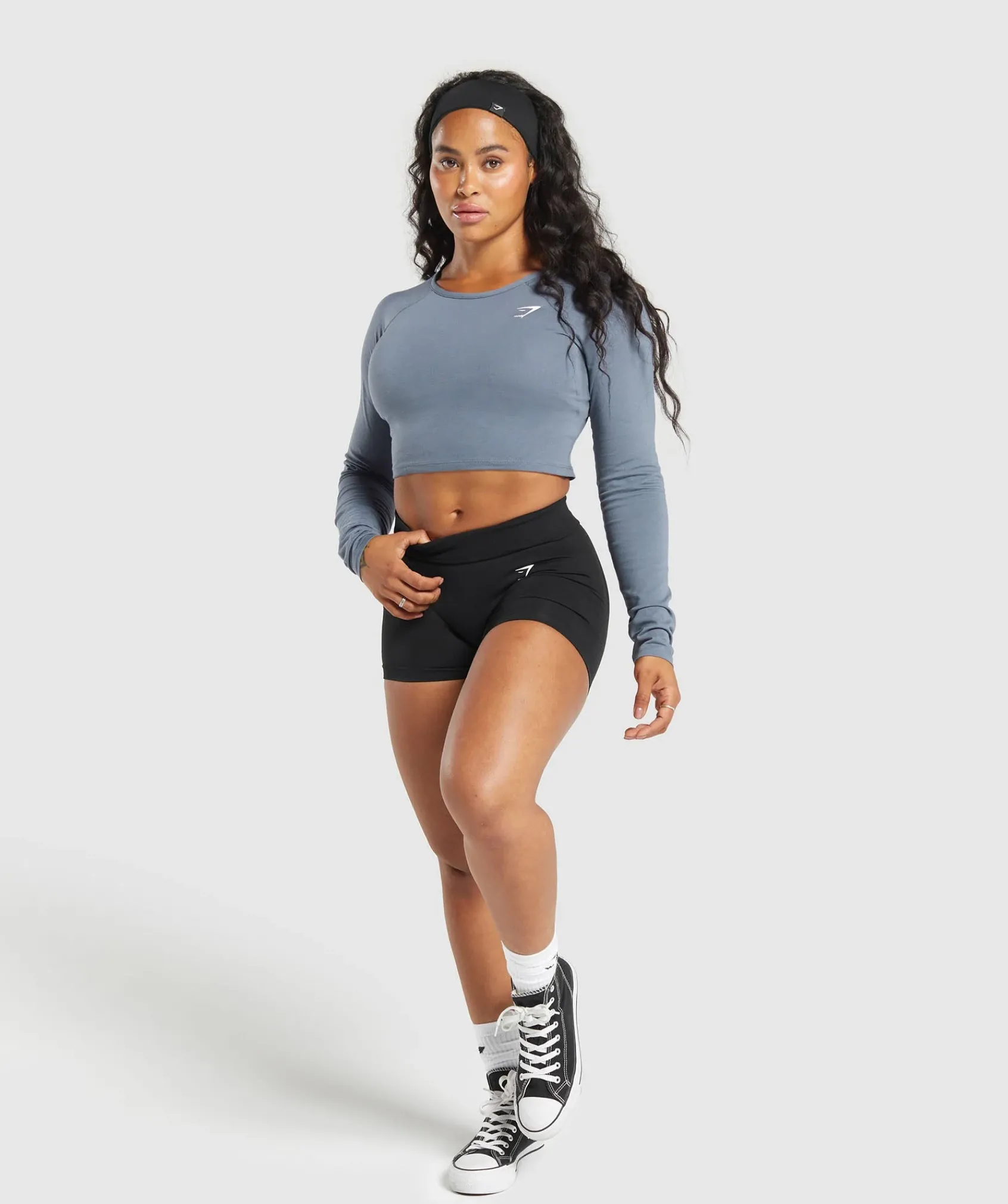DAMES Gymshark Croptops|T-shirts*Lifting Essential Long Sleeve Crop Top
