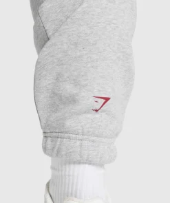 DAMES Gymshark Joggingbroeken*Lifting Essentials Graphic Brushed Oversized Joggers