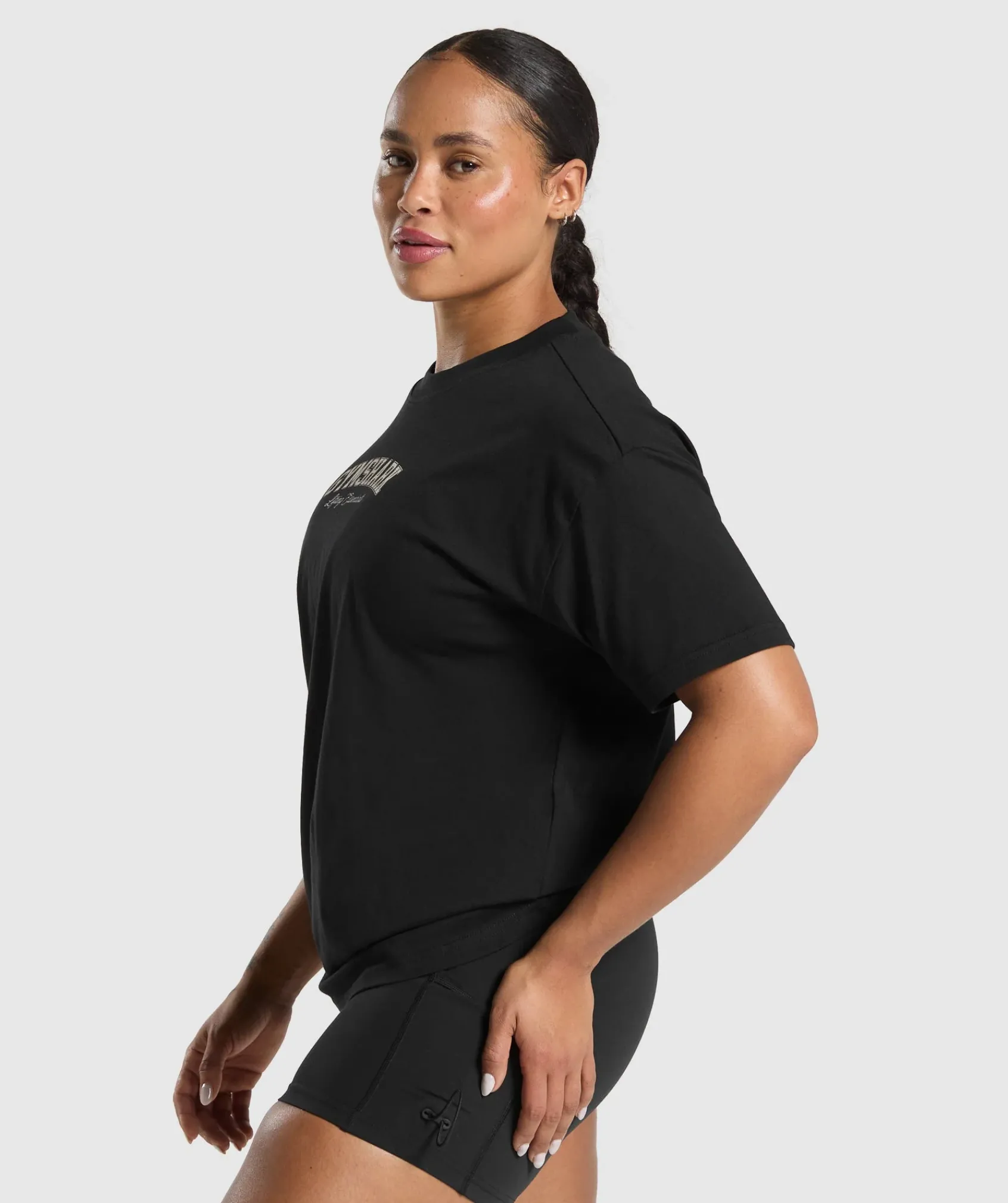 DAMES Gymshark T-shirts*Lifting Essentials Graphic Oversized T-Shirt