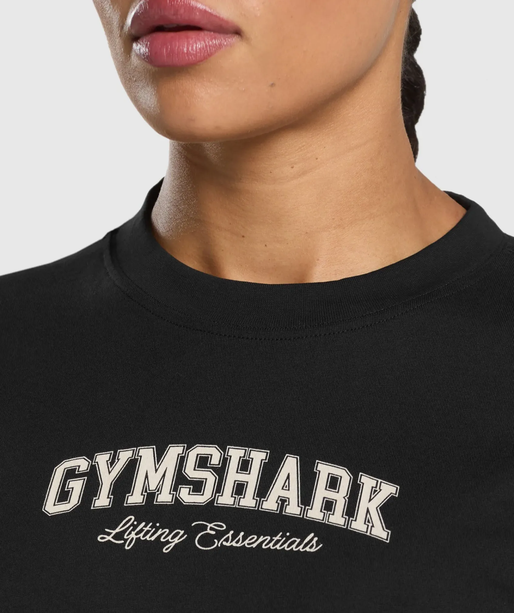 DAMES Gymshark T-shirts*Lifting Essentials Graphic Oversized T-Shirt