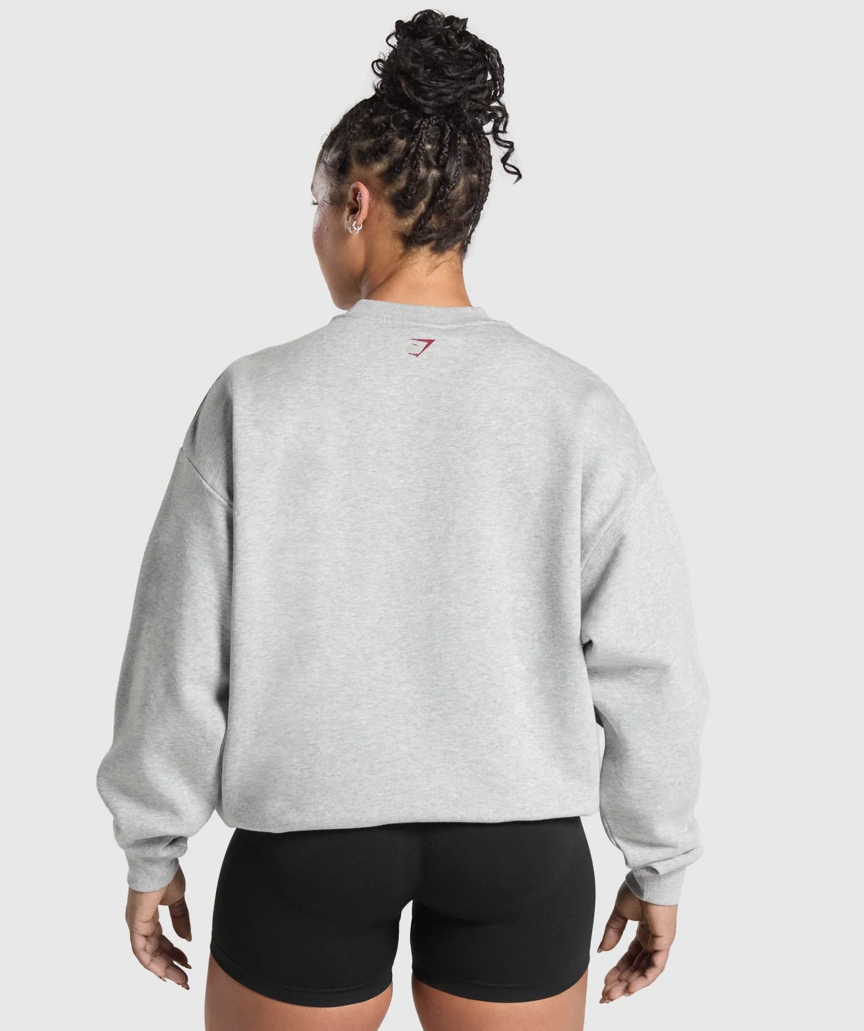 DAMES Gymshark Hoodies & Truien*Lifting Essentials Graphic Brushed Oversized Sweatshirt