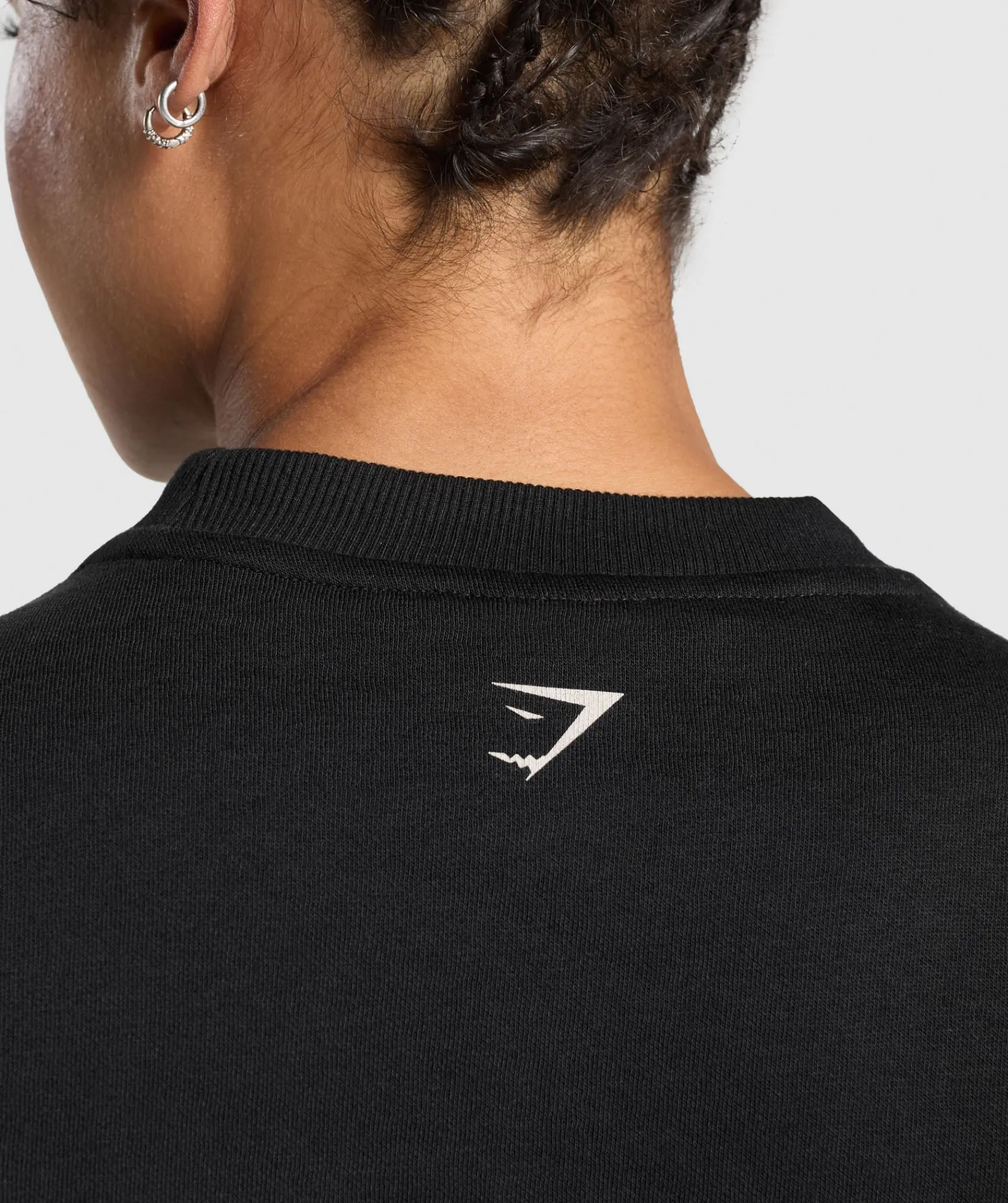 DAMES Gymshark Hoodies & Truien*Lifting Essentials Graphic Brushed Oversized Sweatshirt