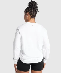 DAMES Gymshark T-shirts*Lifting Essentials Graphic Long Sleeve Top