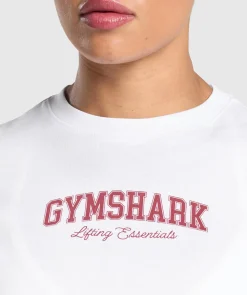 DAMES Gymshark T-shirts*Lifting Essentials Graphic Long Sleeve Top