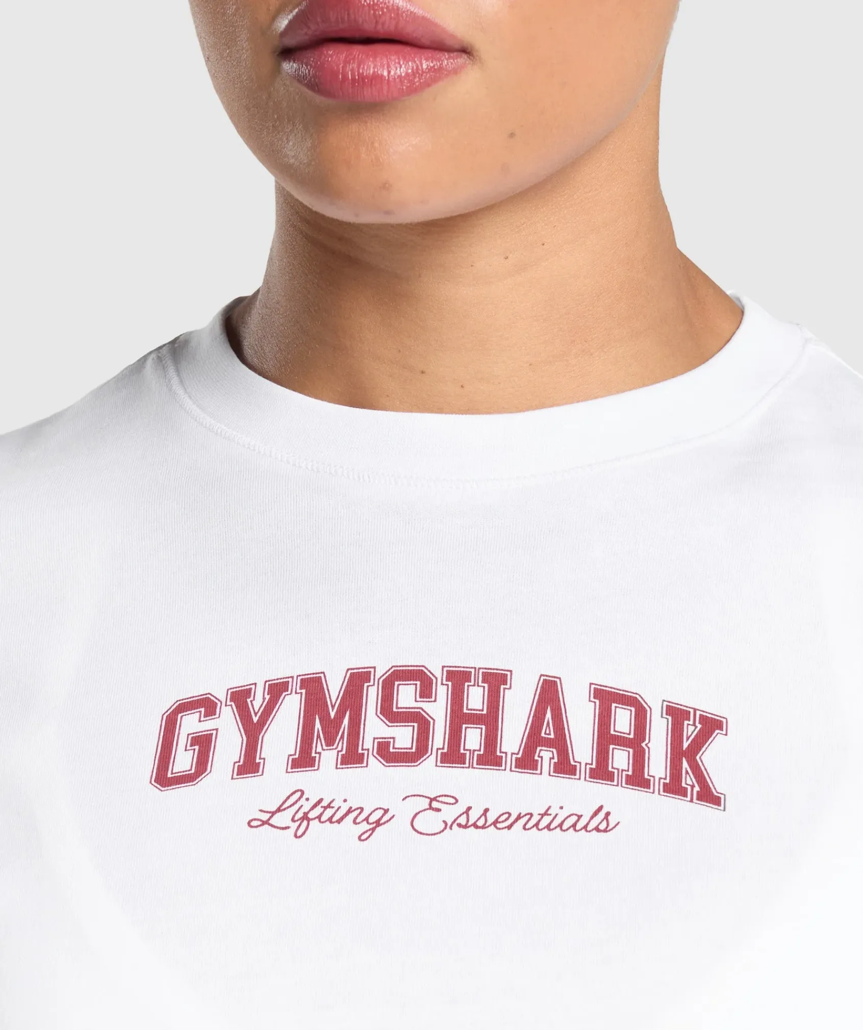 DAMES Gymshark T-shirts*Lifting Essentials Graphic Long Sleeve Top