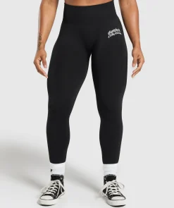 DAMES Gymshark Leggings|Zwarte Leggings*Lifting Essentials Leggings