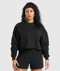 DAMES Gymshark Hoodies & Truien*Lifting Graphic Midi Sweatshirt