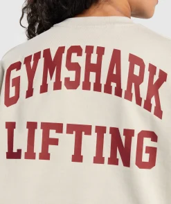 DAMES Gymshark Hoodies & Truien*Lifting Graphic Midi Sweatshirt