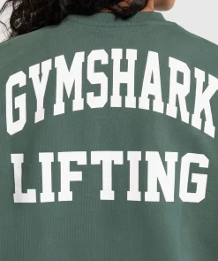 DAMES Gymshark Hoodies & Truien*Lifting Graphic Midi Sweatshirt