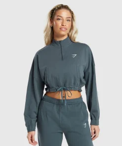 DAMES Gymshark Sportjacks|Hoodies & Truien*Lifting Lightweight 1/4 Zip Pullover