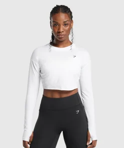 DAMES Gymshark Croptops|T-shirts*Lifting Long Sleeve Crop Top