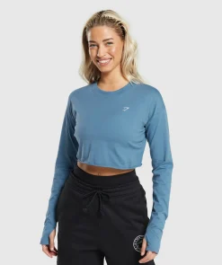 DAMES Gymshark Croptops|T-shirts*Lifting Long Sleeve Crop Top