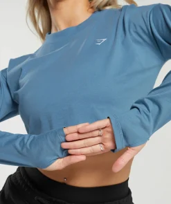 DAMES Gymshark Croptops|T-shirts*Lifting Long Sleeve Crop Top