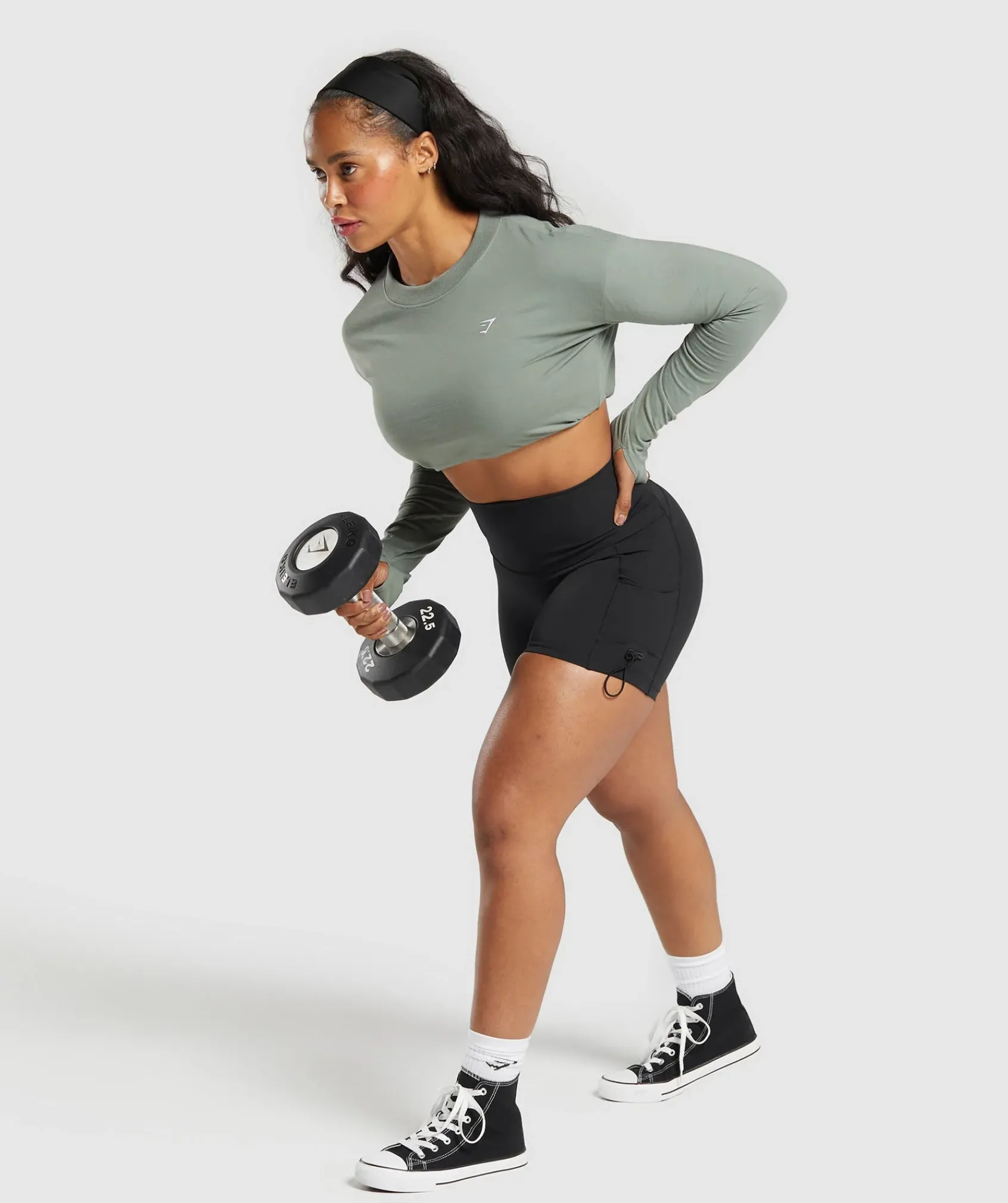 DAMES Gymshark Croptops|T-shirts*Lifting Long Sleeve Crop Top