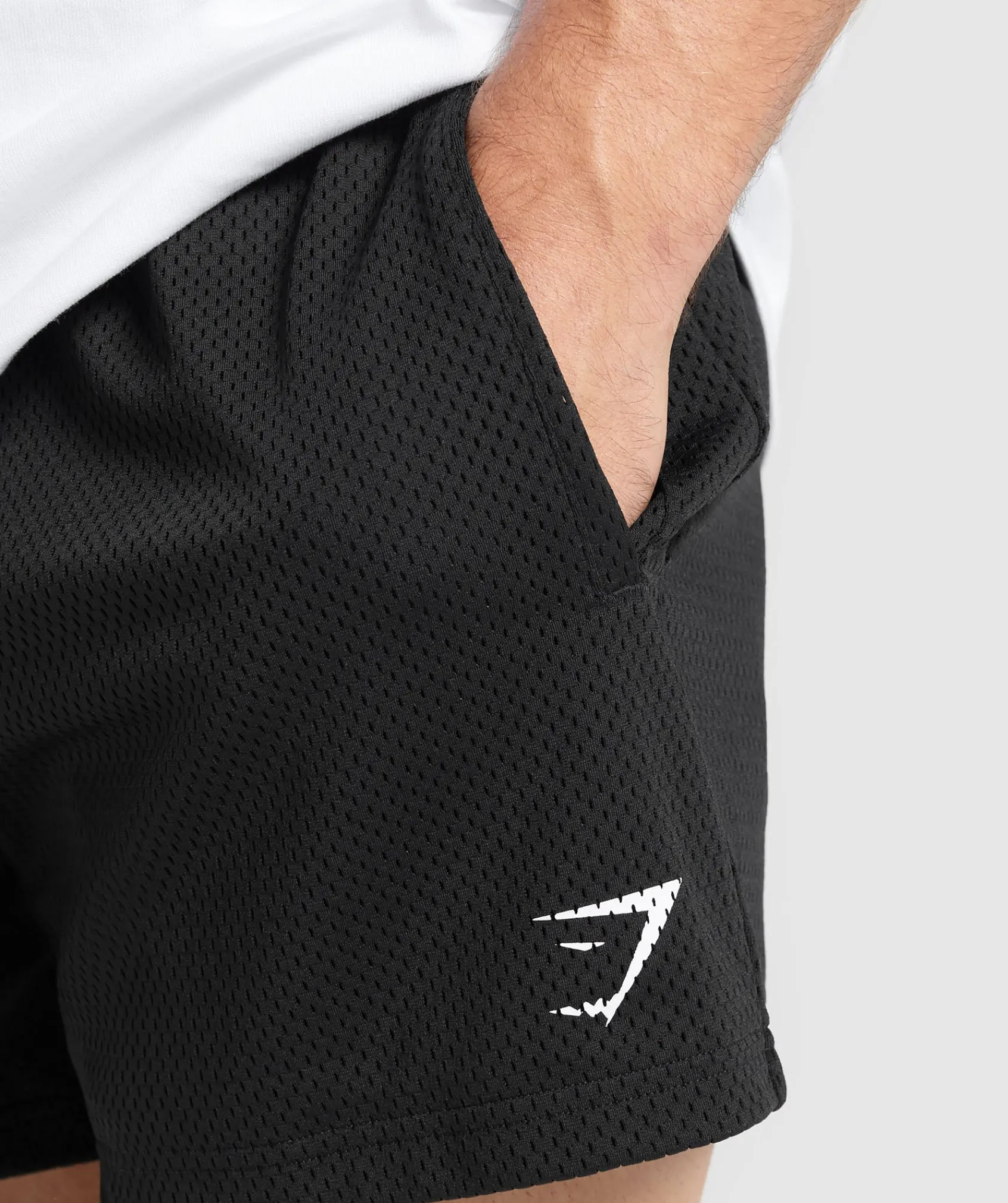 Heren Gymshark Shorts*Lifting Mesh 5" Shorts