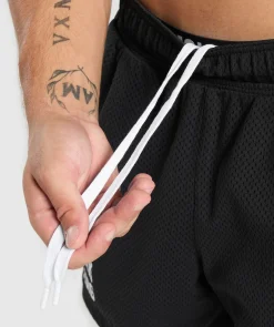 Heren Gymshark Shorts*Lifting Mesh 5" Shorts