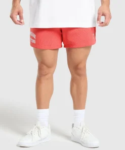 Heren Gymshark Shorts*Lifting Mesh 5" Shorts