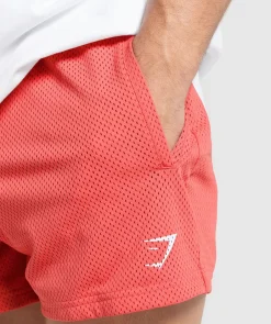 Heren Gymshark Shorts*Lifting Mesh 5" Shorts