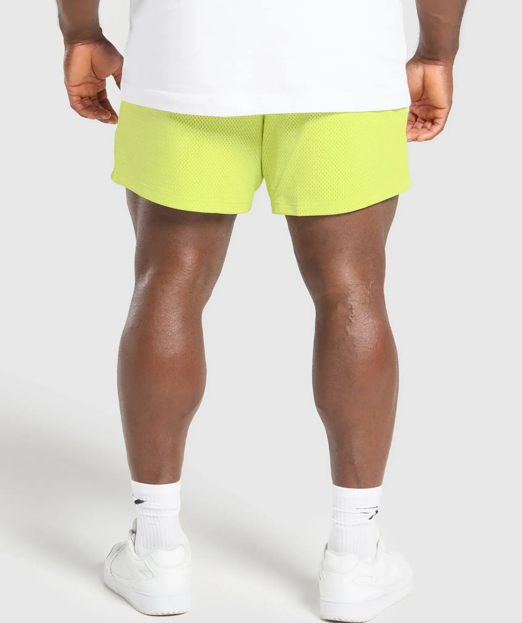 Heren Gymshark Shorts*Lifting Mesh 5" Shorts