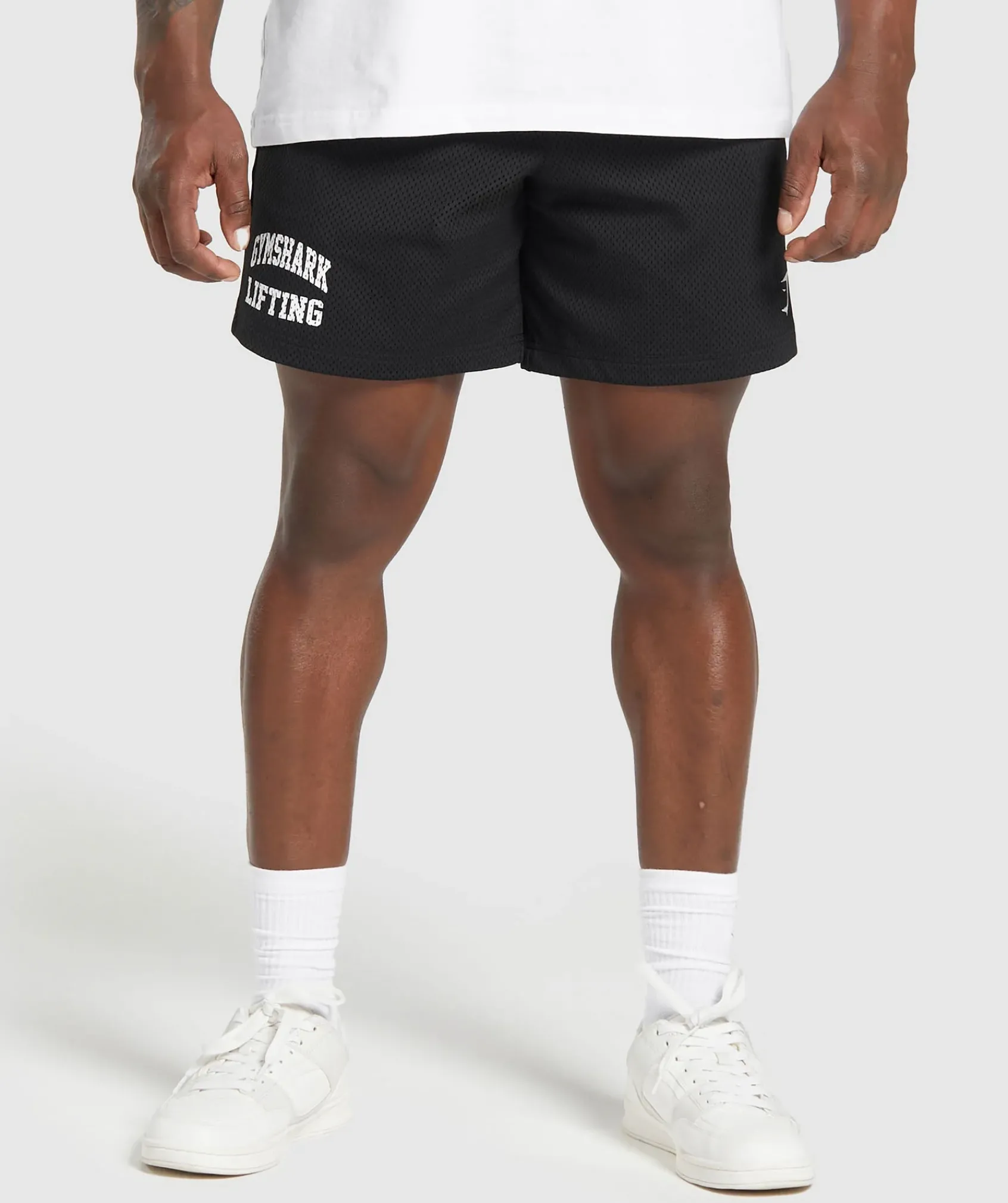 Heren Gymshark Shorts*Lifting Mesh 7" Shorts