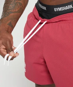 Heren Gymshark Shorts*Lifting Mesh 7" Shorts