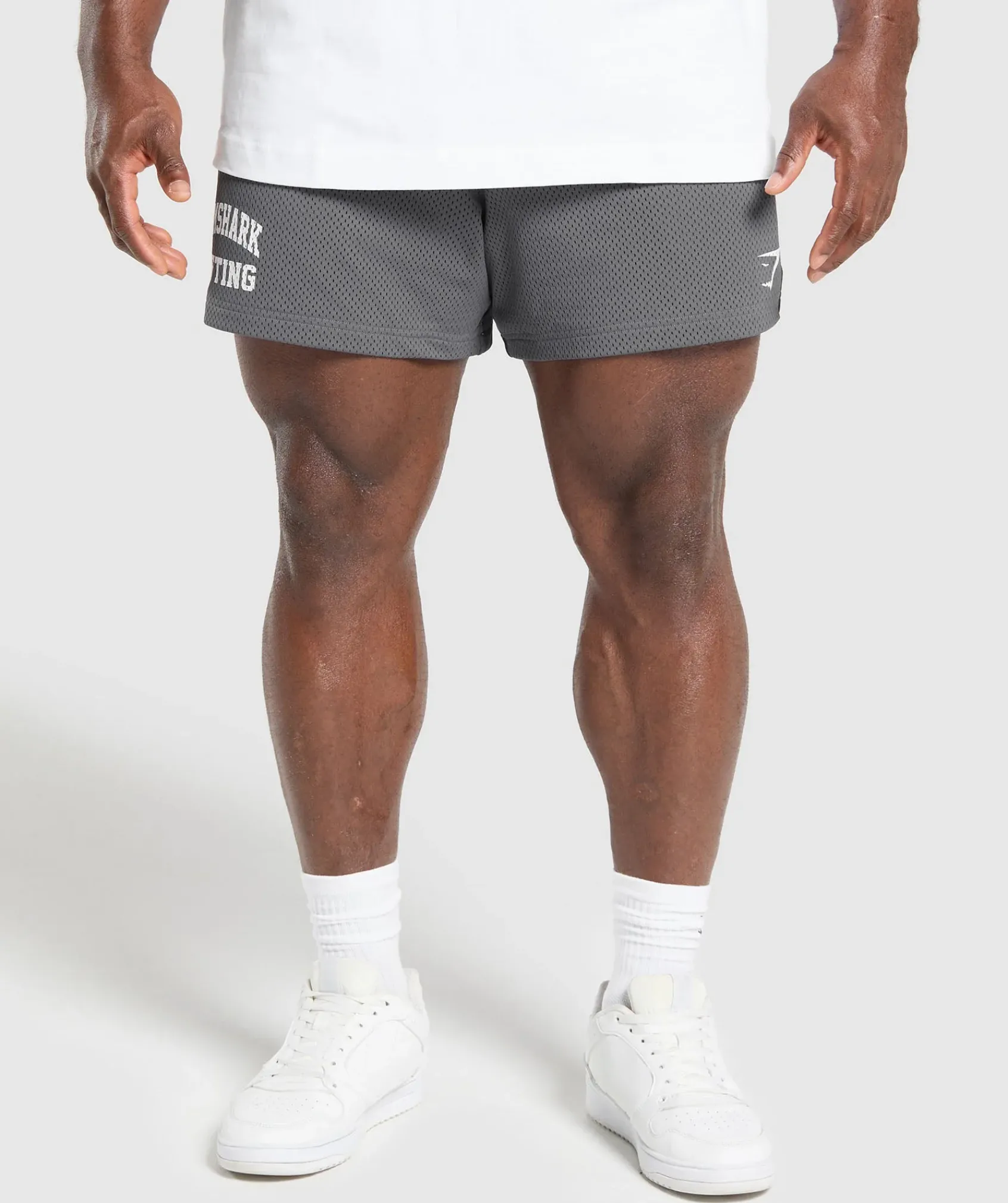 Heren Gymshark Shorts*Lifting Mesh 5" Shorts