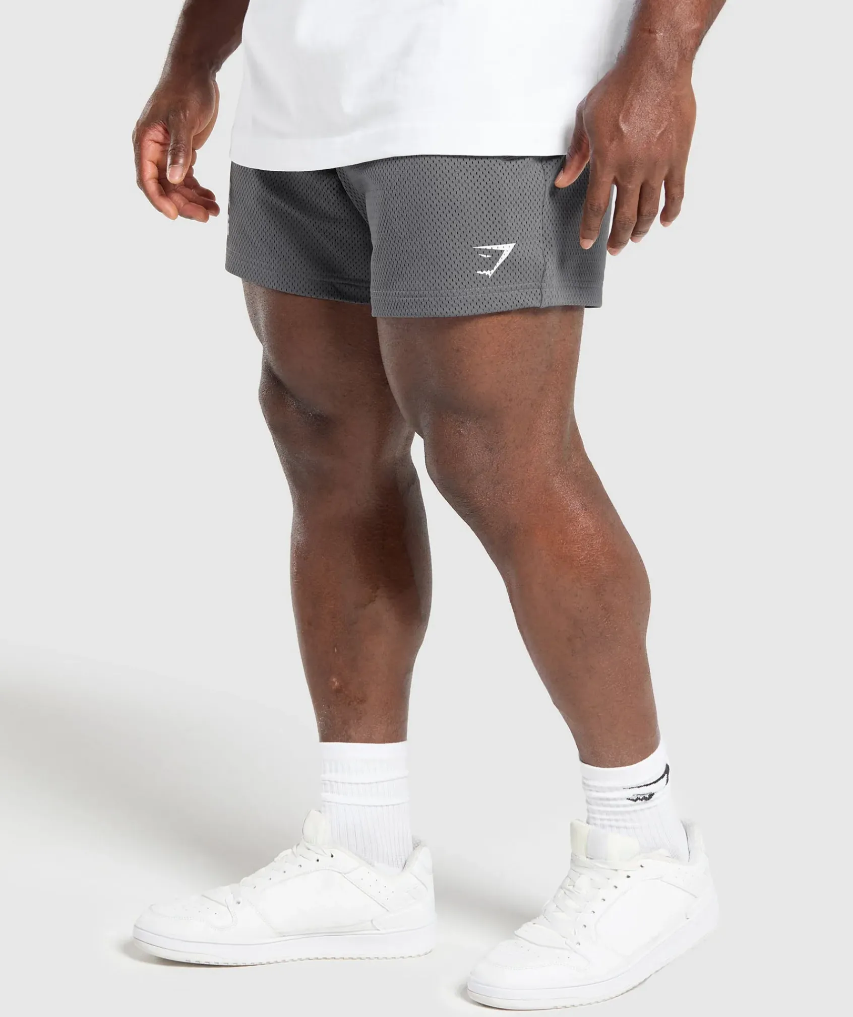 Heren Gymshark Shorts*Lifting Mesh 5" Shorts
