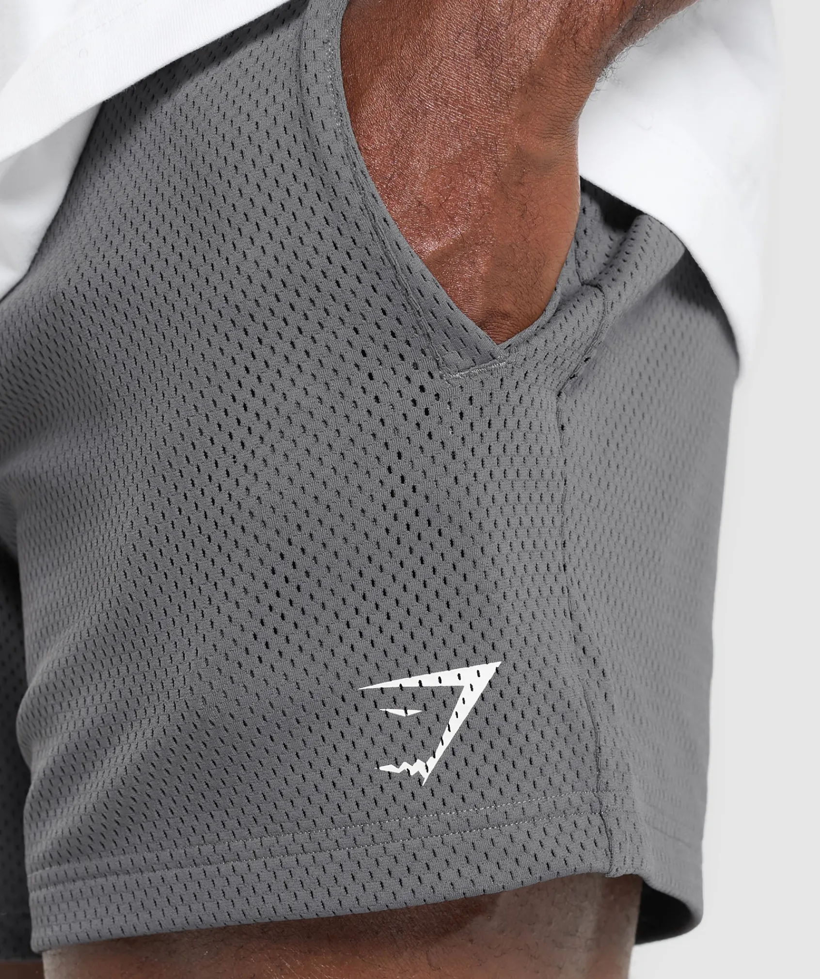 Heren Gymshark Shorts*Lifting Mesh 5" Shorts