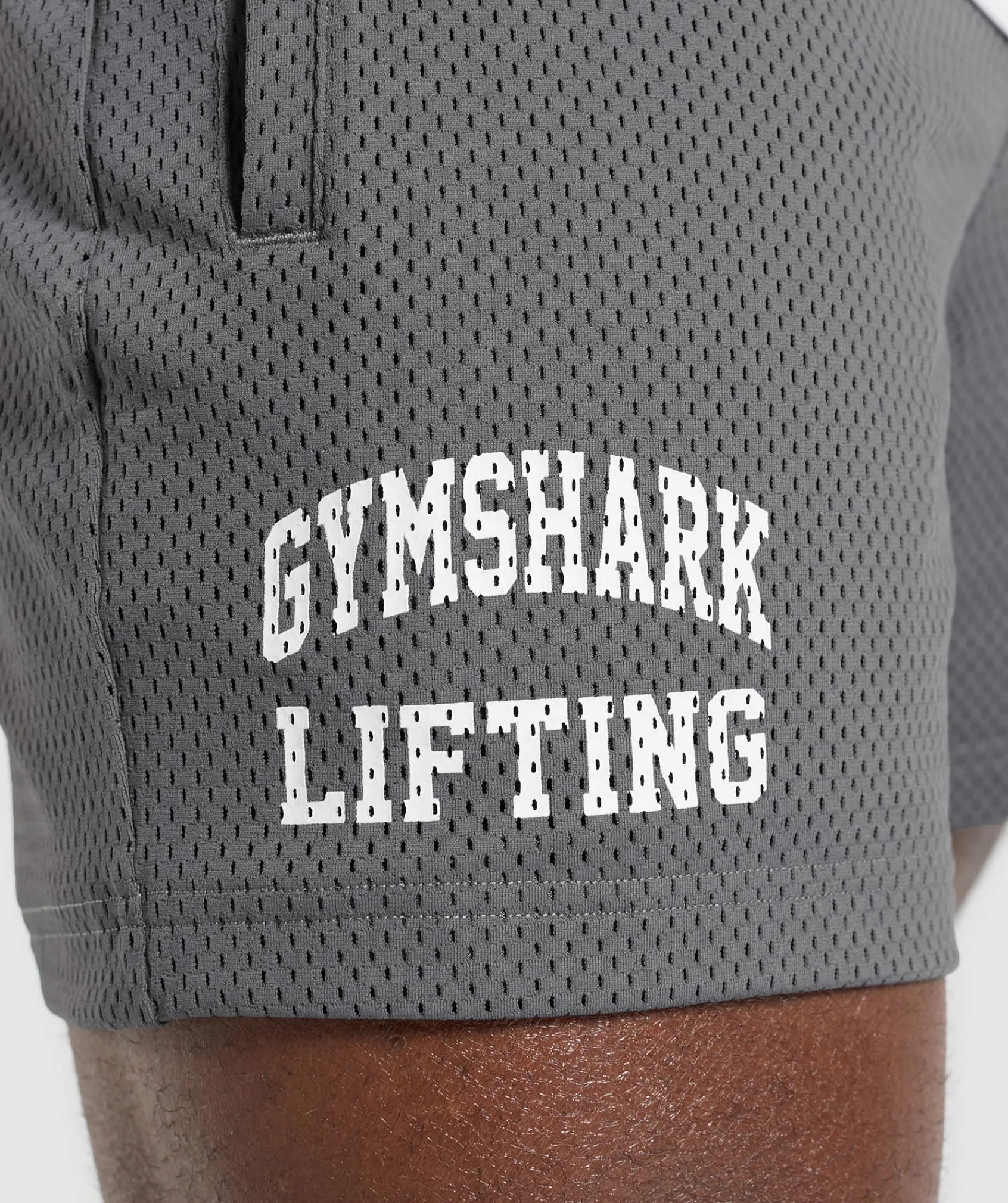 Heren Gymshark Shorts*Lifting Mesh 5" Shorts