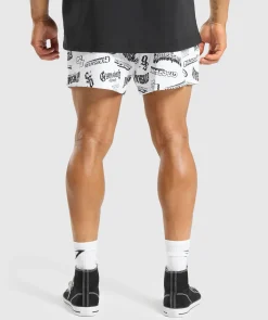 Heren Gymshark Shorts*Logomania Mesh 5" Shorts
