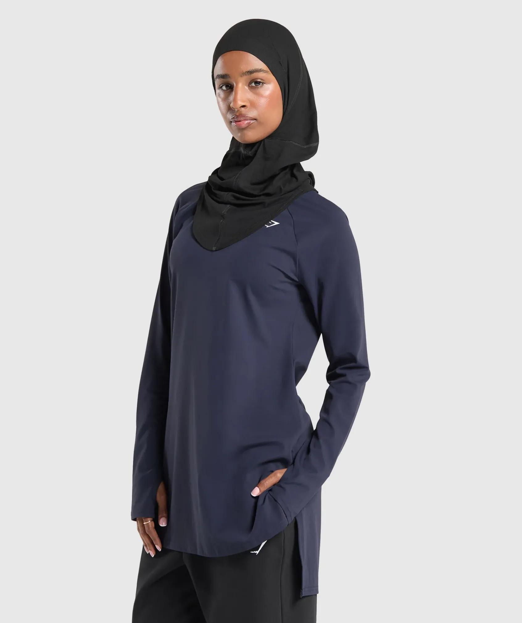 DAMES Gymshark Bedekkende Sportkleding|T-shirts*Long Line Long Sleeve Top