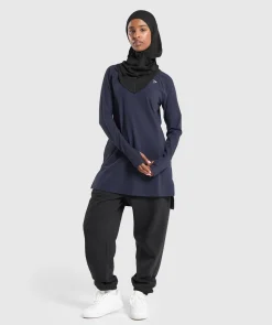 DAMES Gymshark Bedekkende Sportkleding|T-shirts*Long Line Long Sleeve Top